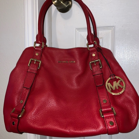 Michael Kors Handbags - Michael Kors Red Shoulder Bag